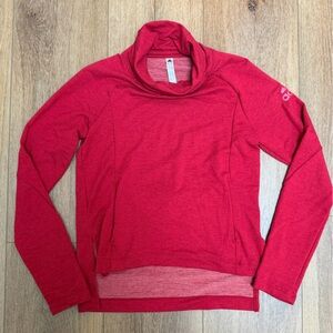 Adidas Cherry Red Long Sleeve Top